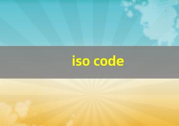 iso code